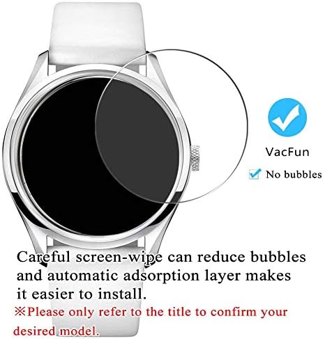Synvy [3 Pack] מגן מסך זכוכית מחוסמת, התואם ל- Seiko SSB357P1 9H הסרט Smartwatch Smart Stavors מגני שעון חכם